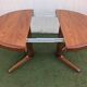 Baumann vintage dining table, solid wood, extensions