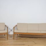 Mid Century Sofa and Armchair Monterey /5-161 by Folke Ohlsson for Bodafors, 1968, Set of 2