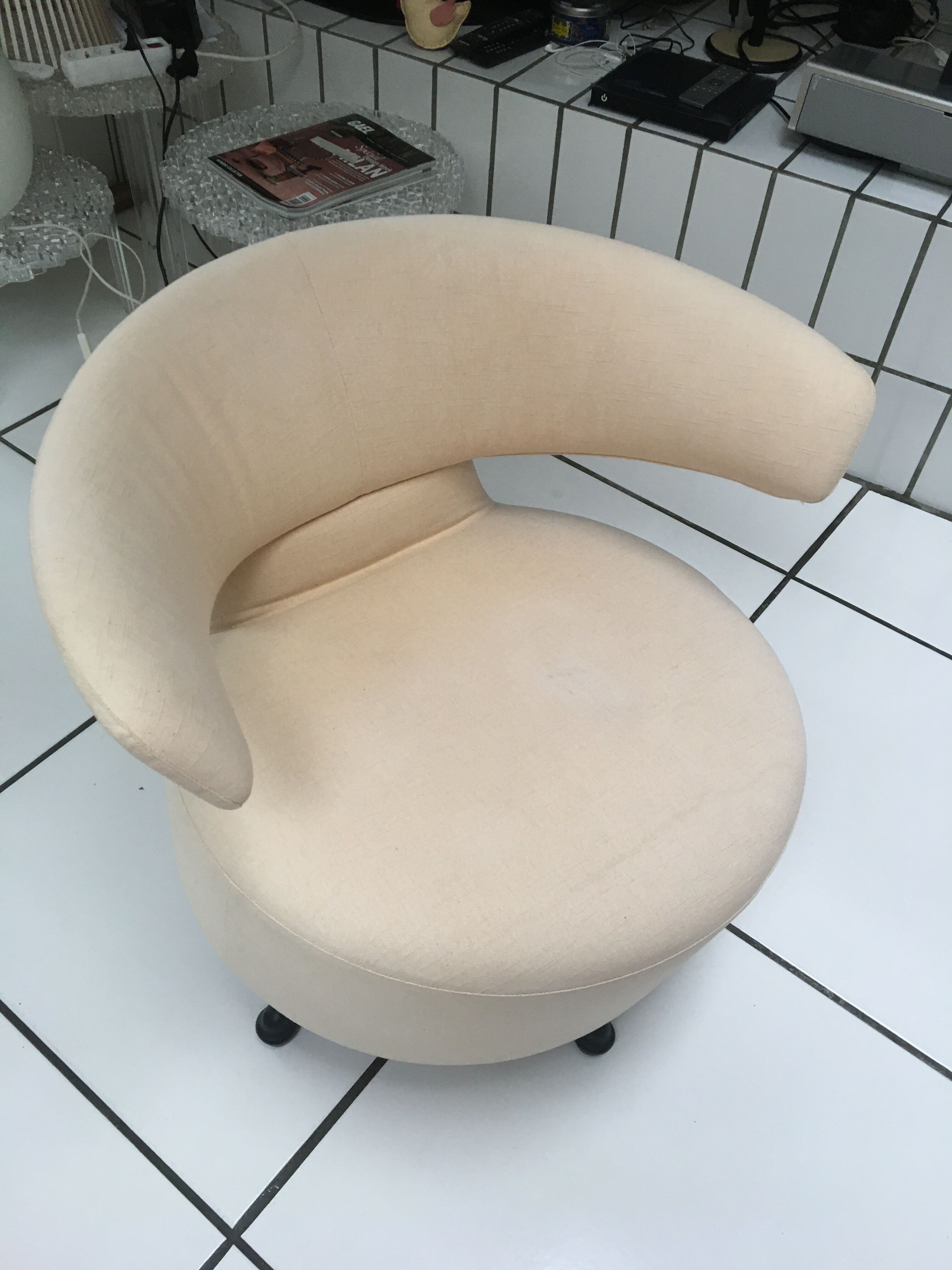 BIKI swivel chair manufactured by CASSINA