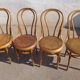 Set de 4 chaises luterma bois courbé