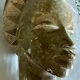 Large african sculpture in steatite stone signed lewanga – art