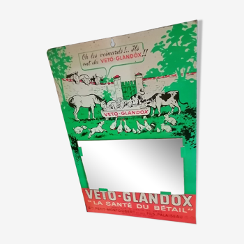 Veto Glandox sheet plate mirror advertising 1930