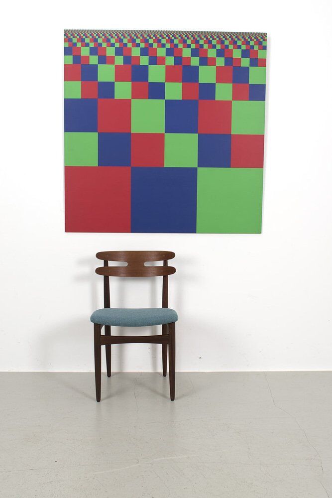 Gijs van den Elshout, Composition, Acrylic on Panel, Framed
