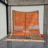 Handmade pure wool rug, size 150 x 250 cm