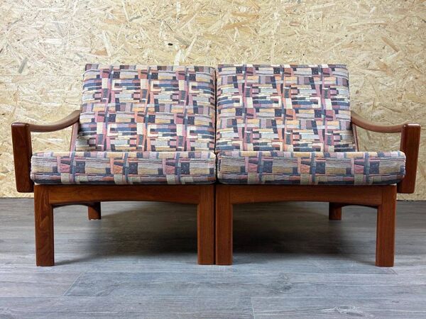 1960s/70s Teak 2-seater sofa by Glostrup Møbelfabrik Denmark Design