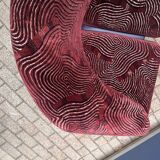 Artifort Ribbon chair by Pierre Paulin + Ottoman, Pierre Frey fabric