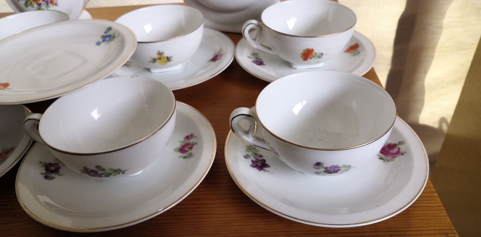 Epiag porcelain coffee service art deco czechoslovakia vintage 1920 1930