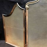 Old fire screen and accessories brass fireplace 1940 spark arrest fireplace firescreen