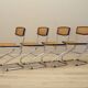 Ensemble de quatre chaises, design Bauhaus, années 1960, production : Italie
