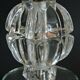 Pied de lampe verre art deco