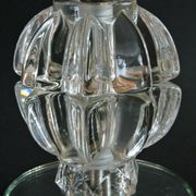 Art deco glass lamp foot