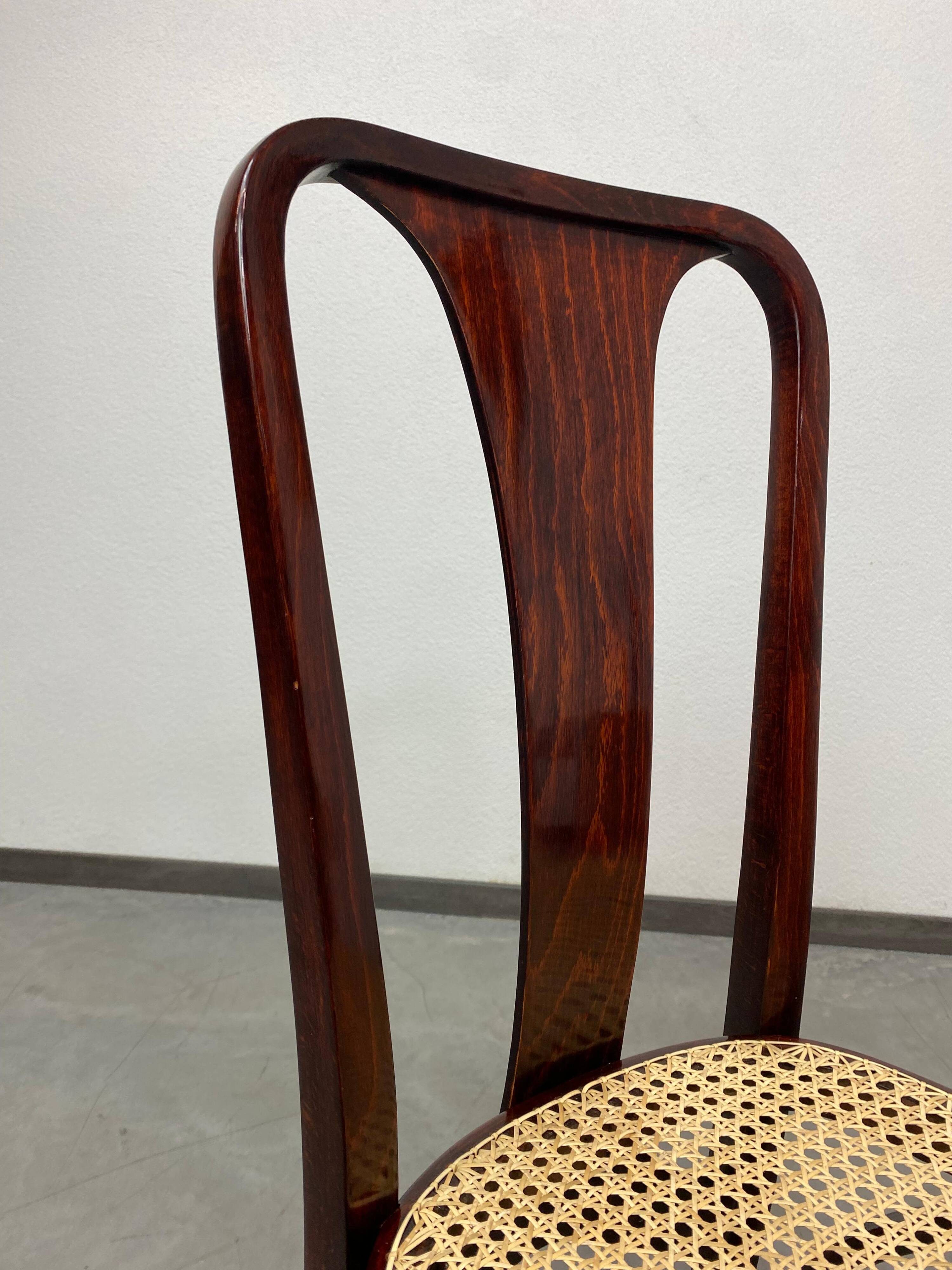 Dining chair Secession attributed to Otto Prutscher for Thonet.