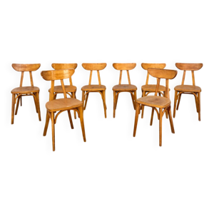 Série de 9 chaises bistrot