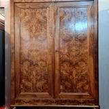 Parisian wardrobe Louis Philippe period walnut circa 1830