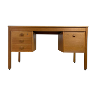 Bureau scandinave vintage en chêne, années 60