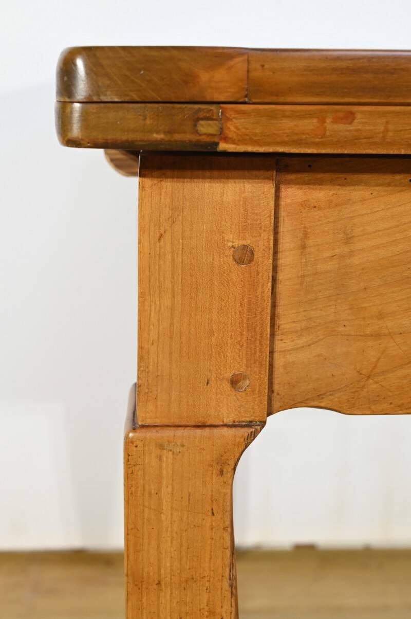 Regional Cherry Wood Table, Louis XV style – Mid-19th century