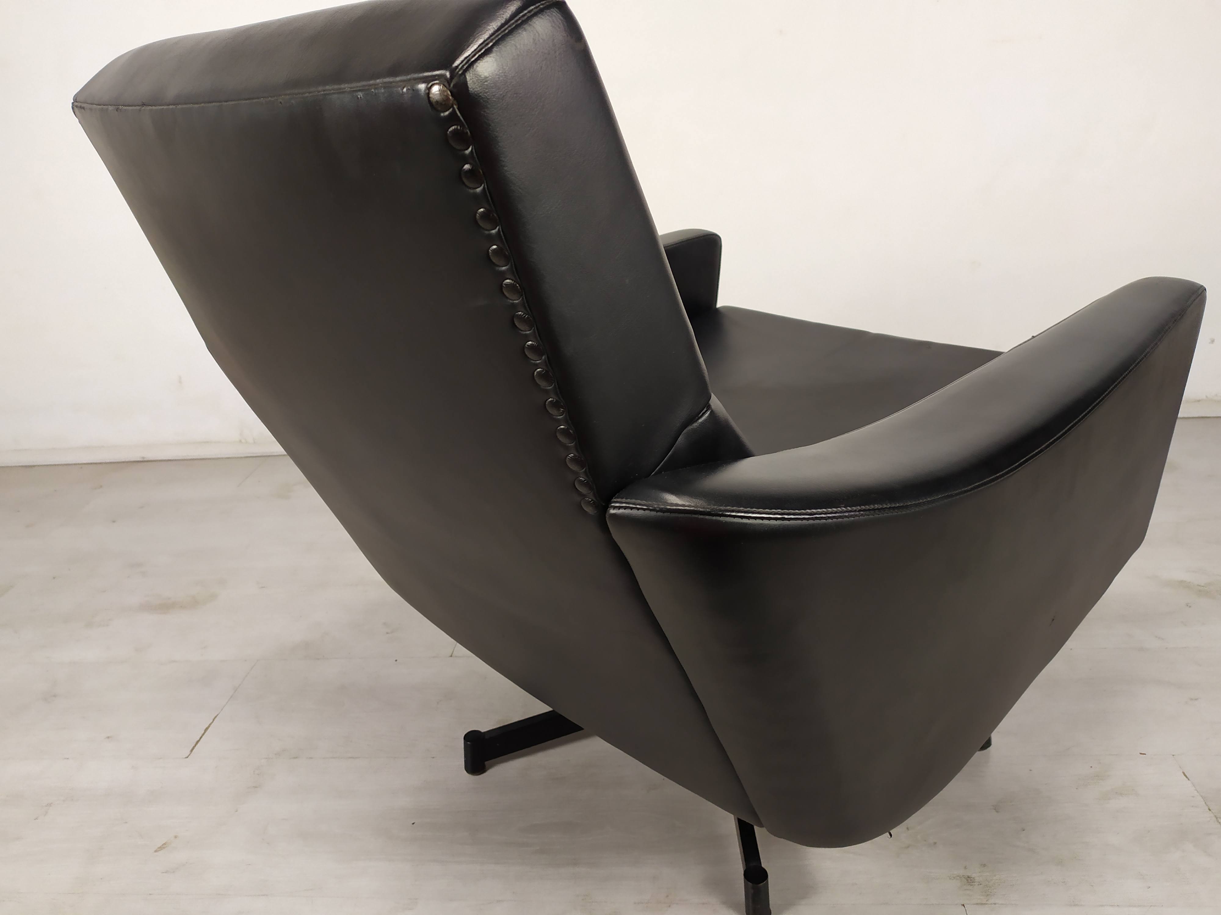 Vintage swivel armchair