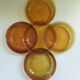 Arcoroc Sierra amber skullcap plates