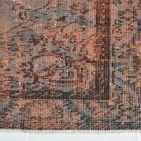 Tapis turc vintage classique en laine terracotta