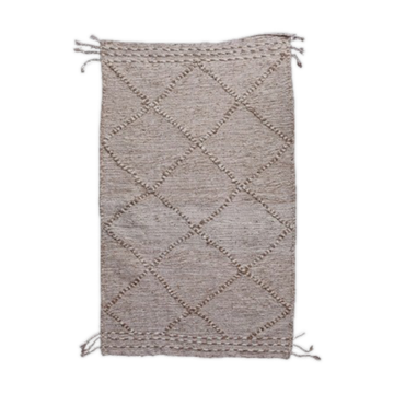 Beige Berber rug Zanafi 95x155 cm