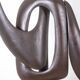 Antonine de Saint Pierre. Curved metal sculpture. Contemporary work.