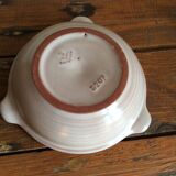 Glazed terracotta ashtray
