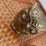 2 brass owls