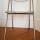 Vintage folding transparent chair