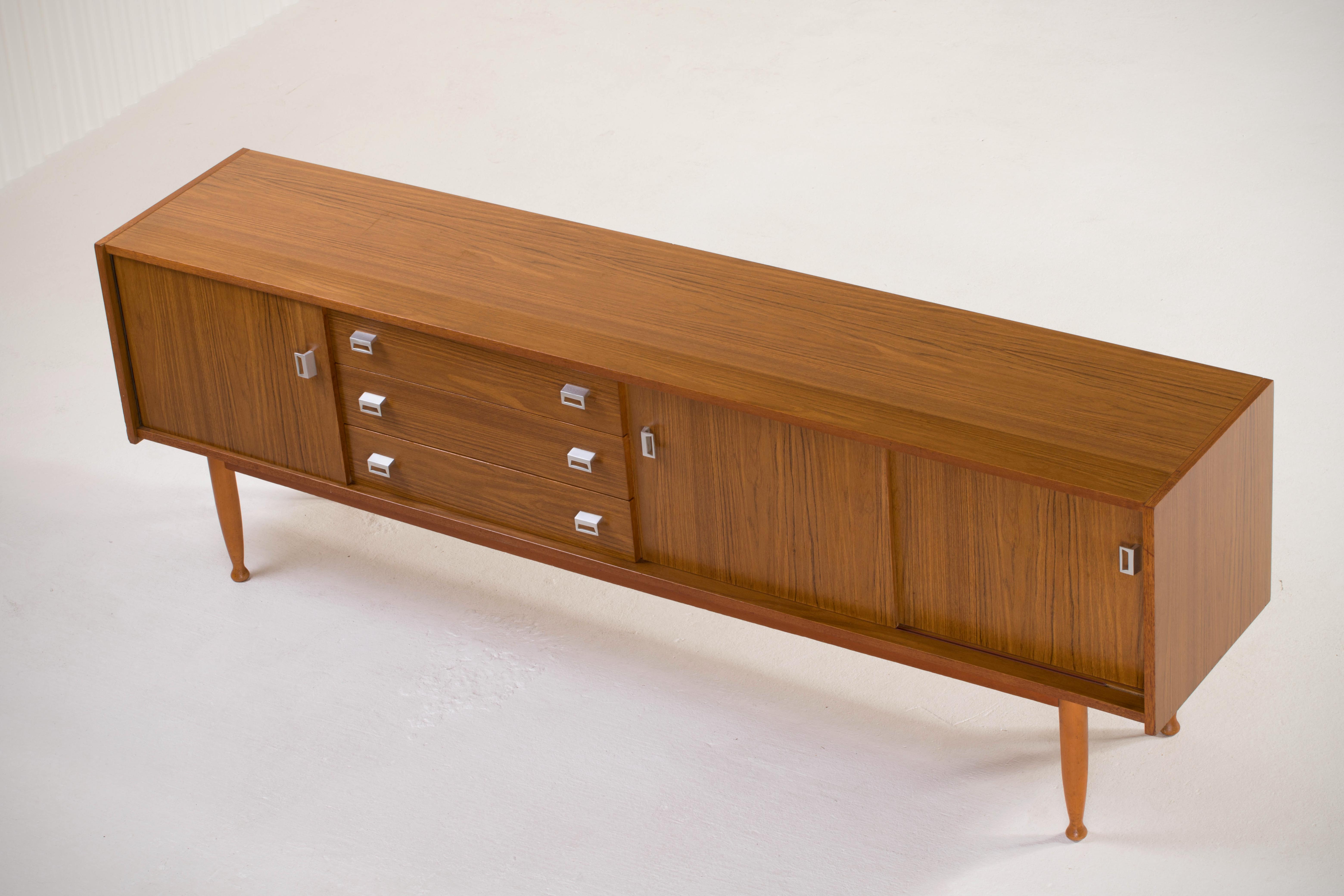 Scandinavian sideboard  220 cm, 1960