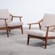 Fauteuils en teck par H. Brockmann-Petersen pour Randers Møbelfabrik, années 1960, ensemble de 2