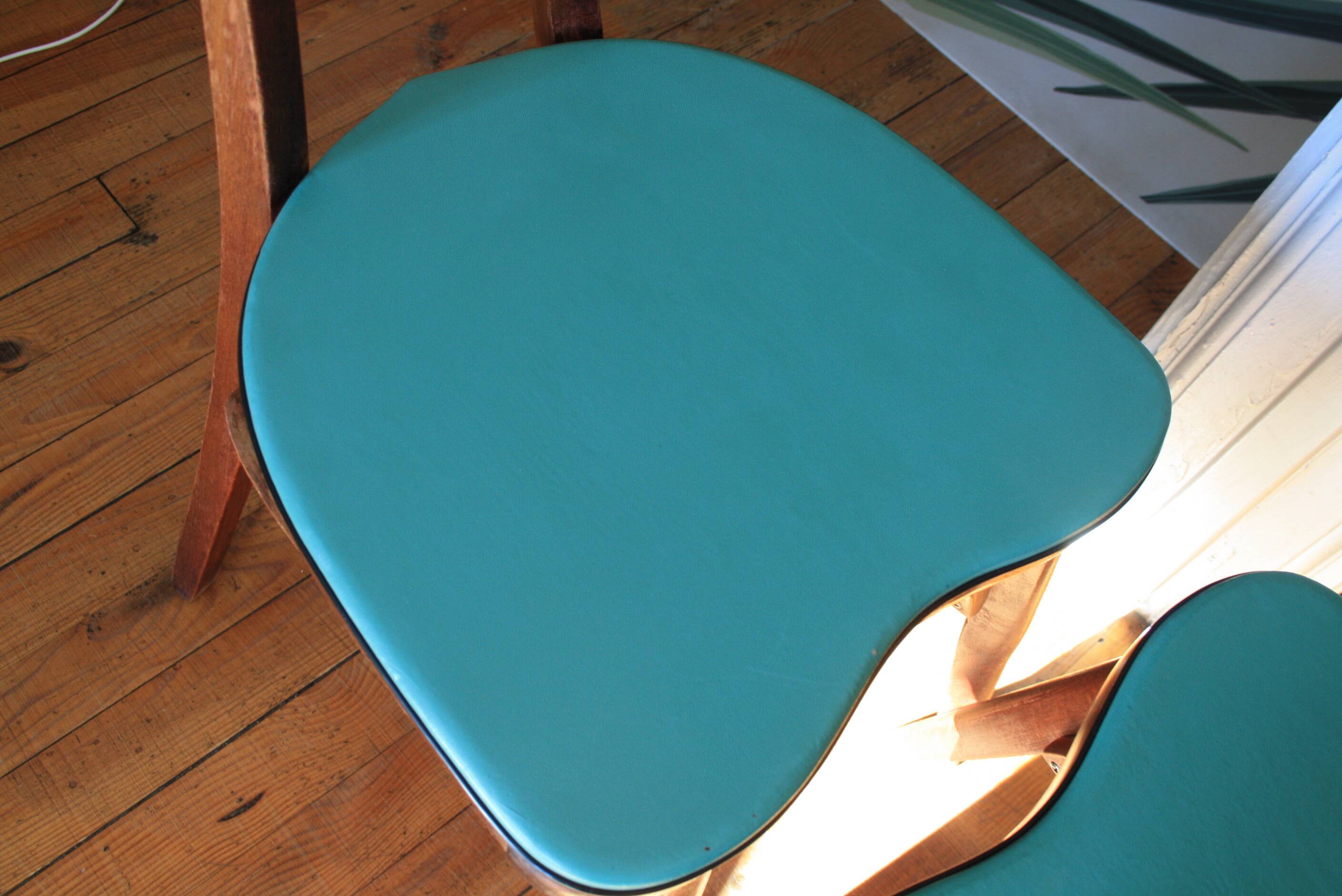 Baumann Green Heart Chairs