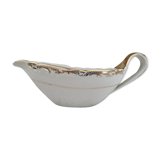 White porcelain saucière evor france frieze golden crosses