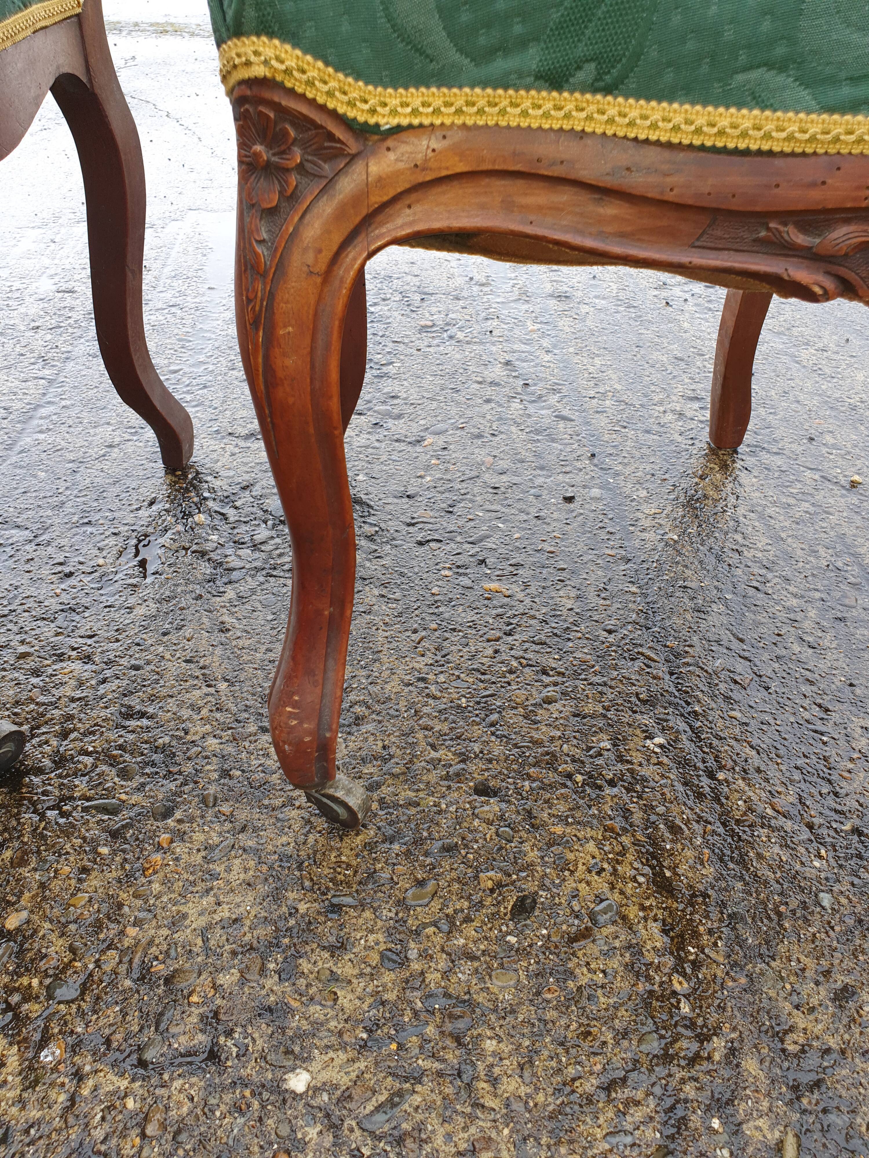 Pair of chairs style Louis XV