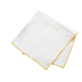 Serviette gaze de coton blanche