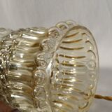 Baladeuse vintage en verre ambré