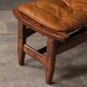 Jangada lounge chair with ottoman in cognac leather by Jean Gillon, Brazil, 1960s