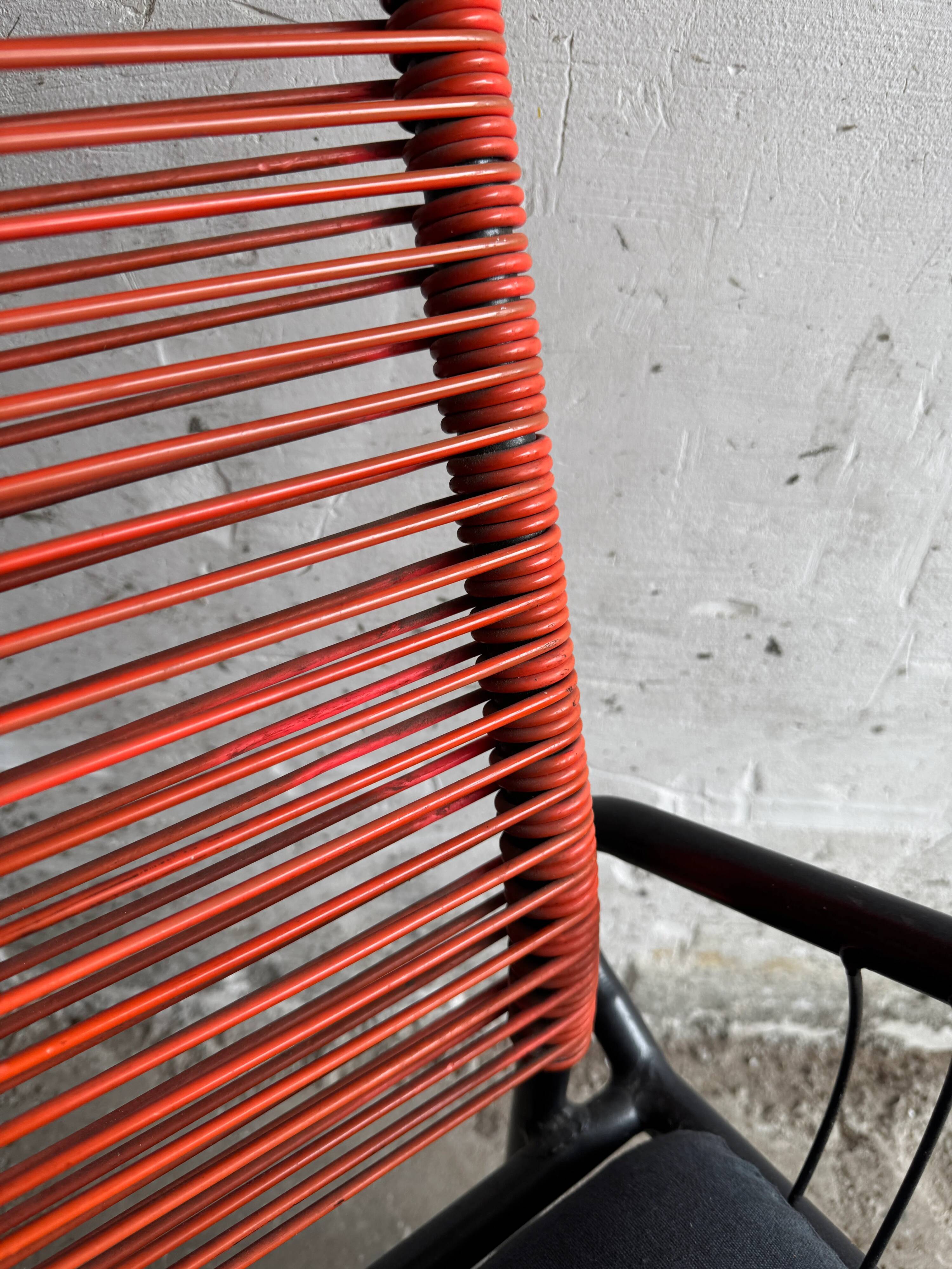 Vintage Scoubidou armchair – French design from the 1950s