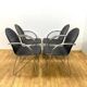 Set of 4 Retro Chairs with Armrests, 1980s, Czechoslovakia