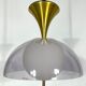 Vintage brass Stilux Milano chandelier, Italy 1960s