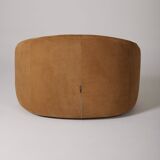 Pumpkin Pierre Paulin armchair in suede