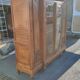 1925 solid curly mahogany office bookcase