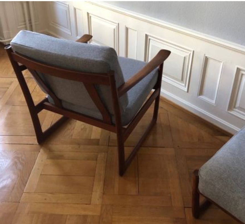 Danish FD130 armchair by Peter Hvidt & Orla Mølgaard-Nielsen for France & Søn, 1960