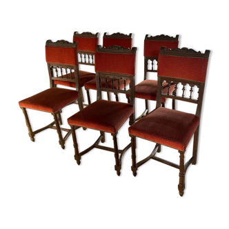 6 chaises 1930