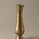 Vase soliflore vintage en laiton gravé