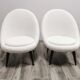 Paire de fauteuils mid-century restaurés