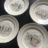 St Amand Longchamp plates