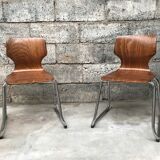 Pair of children's chair Pagholz Flototto