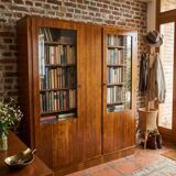 Art Deco mahogany library from the 1930s.