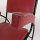 Set of 4 armchairs and a coffee table with tubular structure in Bauhaus style, 1950s.