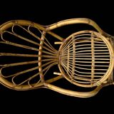 Rattan rocking chair Italy 1950